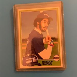 1981 Topps Harold Baines baseball card